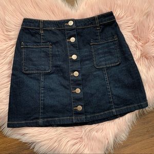 Aeropostale Button / Pockets Jeans Skirt